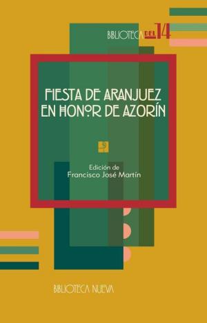 Book cover of Fiesta de Aranjuez en honor de Azorín