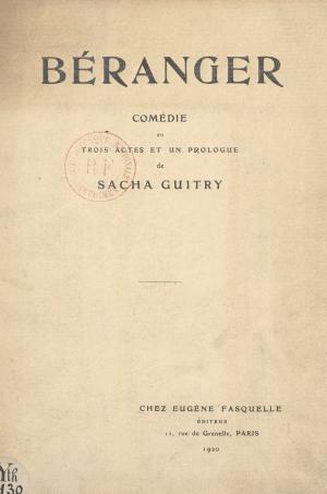 Cover of the book Béranger by Auguste de La Force