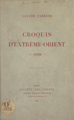 Cover of the book Croquis d'Extrême-Orient by Mireille Delmas-Marty