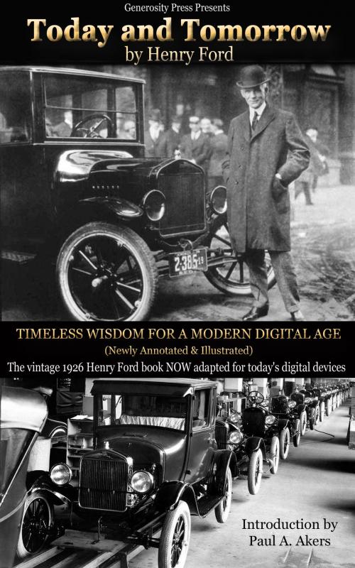 Cover of the book Today and Tomorrow by Henry Ford, Paul A. Akers, BookBaby
