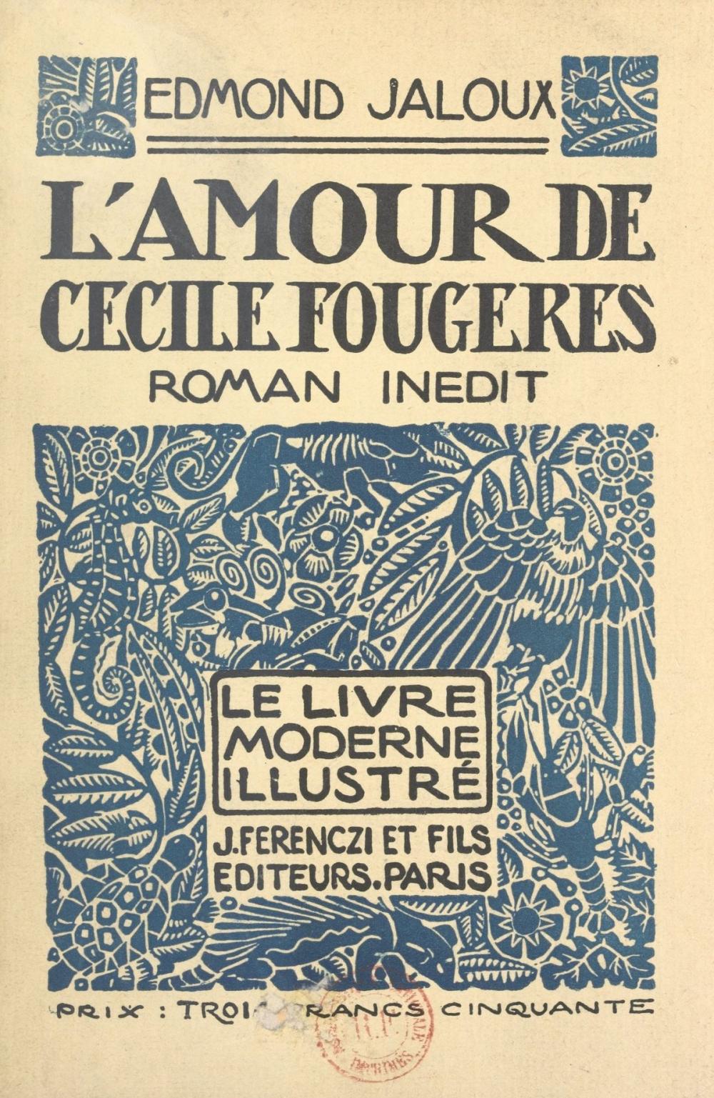 Big bigCover of L'amour de Cécile Fougères