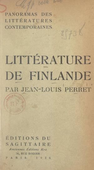 Book cover of Panorama de la littérature contemporaine de Finlande
