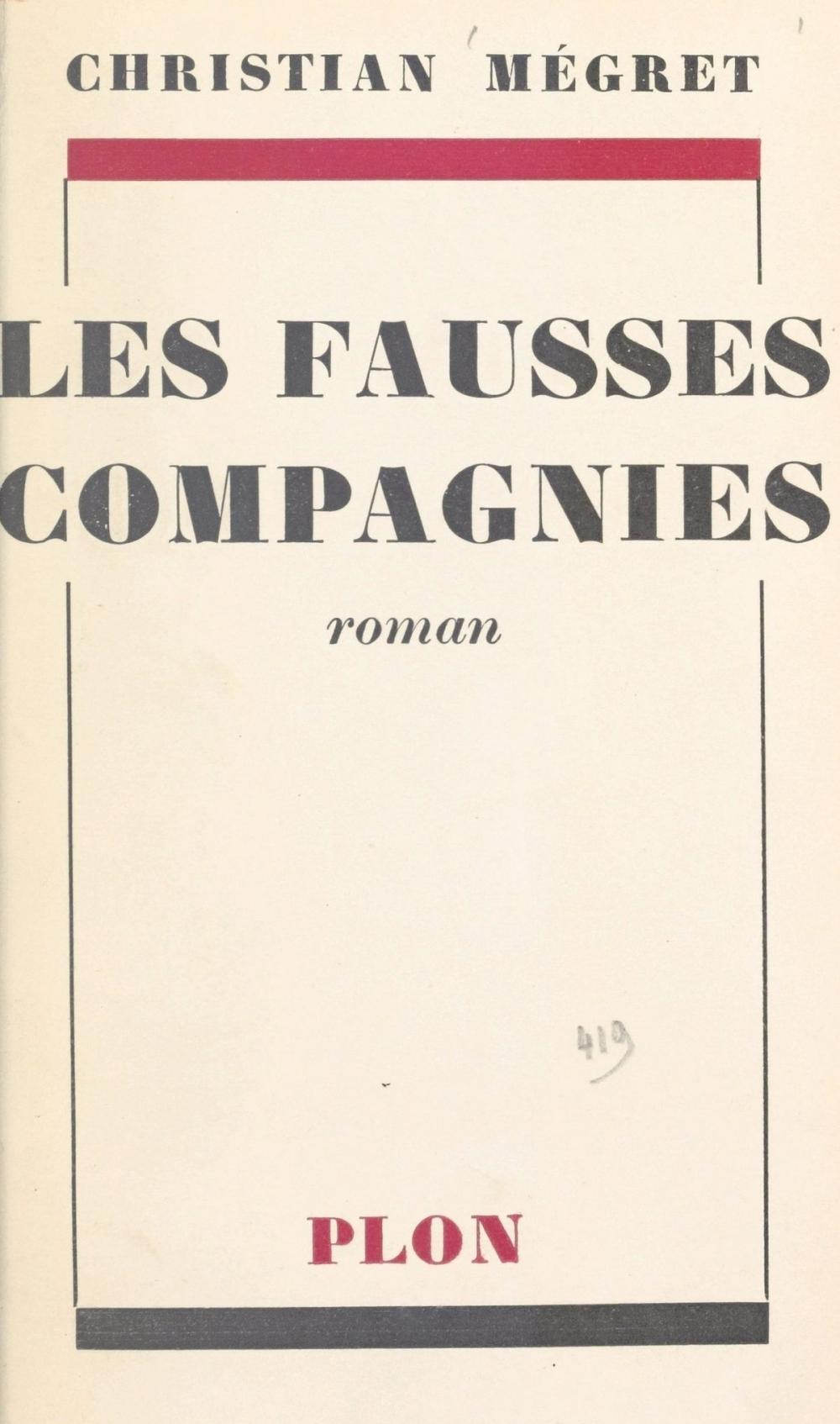 Big bigCover of Les fausses compagnies