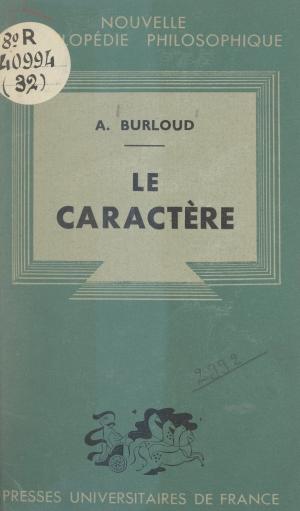 Cover of the book Le caractère by Jacques d' Hondt