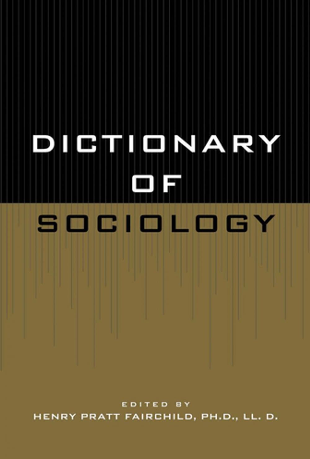 Big bigCover of Dictionary of Sociology
