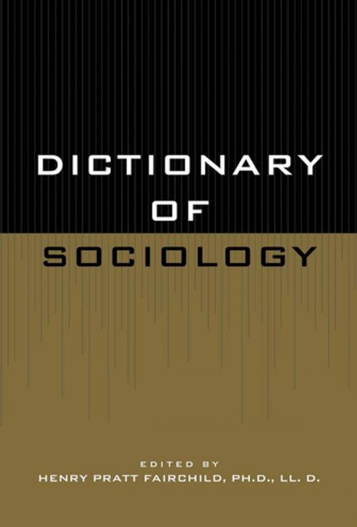 Cover of the book Dictionary of Sociology by Henry Pratt Fairchild, Philosophical Library