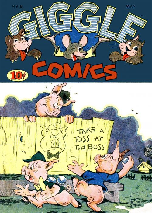 Cover of the book Giggle Comics, Number 8, Take a Toss at the Boss by American Comics Group, Yojimbo Press LLC