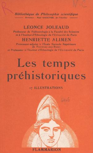 Cover of the book Les temps préhistoriques... by Manuel Minguez, Haroun Tazieff