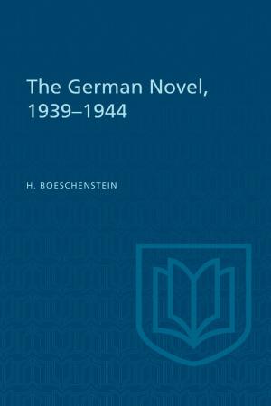 bigCover of the book The German Novel, 1939-1944 by 
