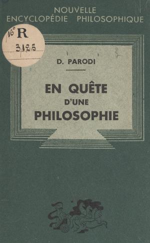 Cover of the book En quête d'une philosophie by Jean-Bernard Charrier, Paul Angoulvent