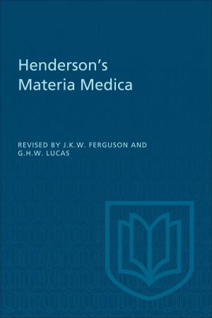 Cover of the book Henderson's Materia Medica by Bernard Lonergan, Lonergan Research Institute