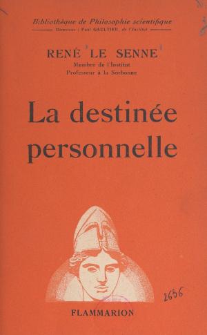 Cover of the book La destinée personnelle by Maurice Genevoix