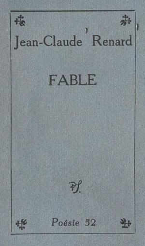 Cover of the book Fable by Jean-Noël Blanc