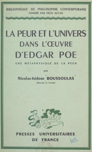 Cover of the book La peur et l'univers dans l'œuvre d'Edgar Poe by Daniel Widlöcher, Daniel Lagache, CNRS