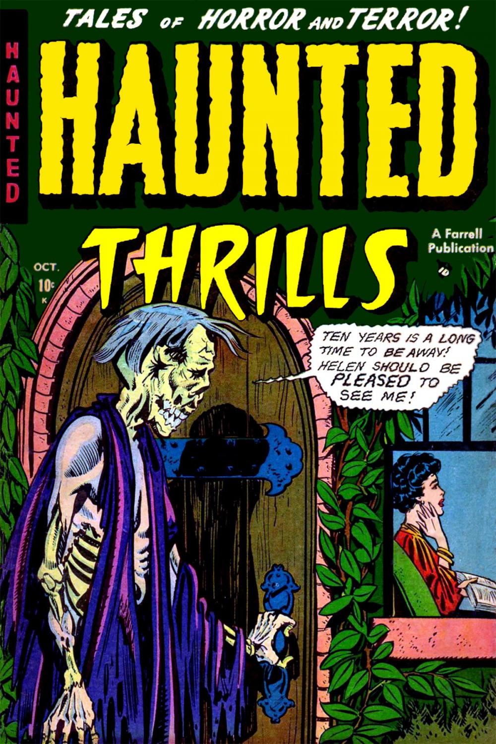 Big bigCover of Haunted Thrills, Number 3, Nightmare Mansion