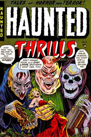 Cover of the book Haunted Thrills, Number 11, Blood in the Sky by American Comics Group