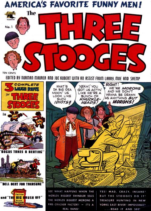 Cover of the book The Three Stooges, Number 1, Bogus Takes a Beating by St. John Publications, Yojimbo Press LLC