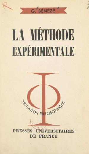 Cover of the book La méthode expérimentale by Elias Gannagé, Pierre Tabatoni