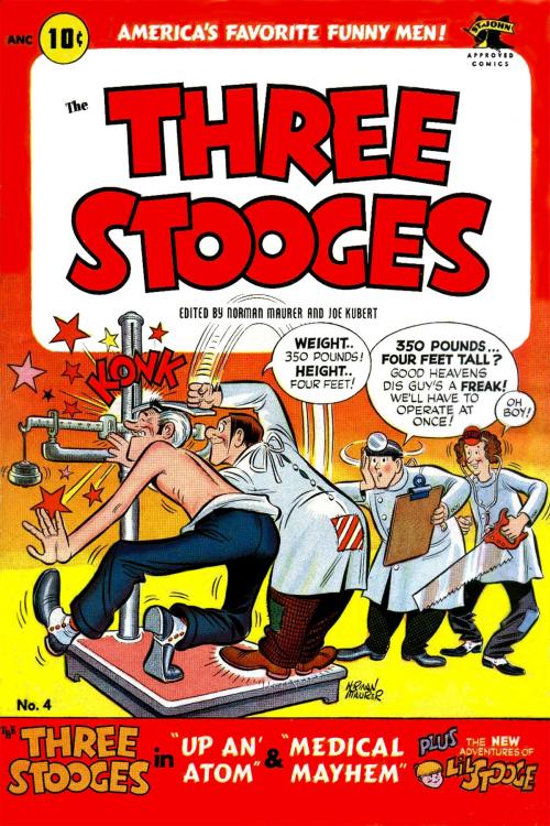 Cover of the book The Three Stooges, Number 4, Up an Atom by St. John Publications, Yojimbo Press LLC