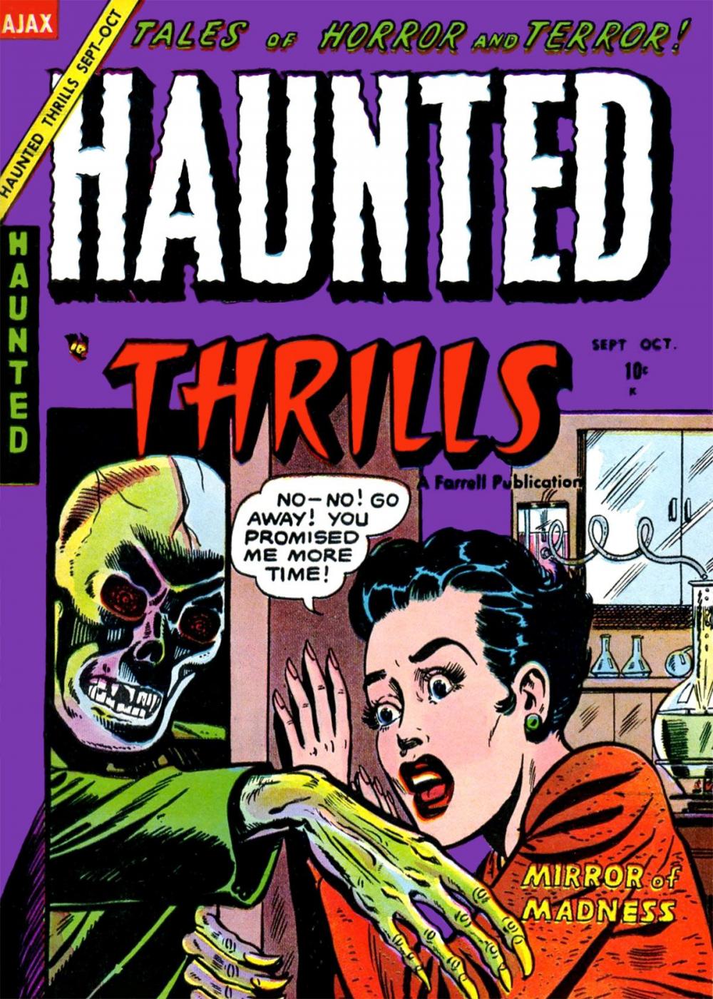 Big bigCover of Haunted Thrills, Number 17, Mirror of Madness