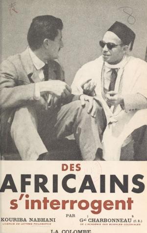 Book cover of Des africains s'interrogent