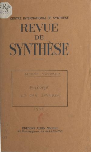 Cover of Encore le cas Spinoza