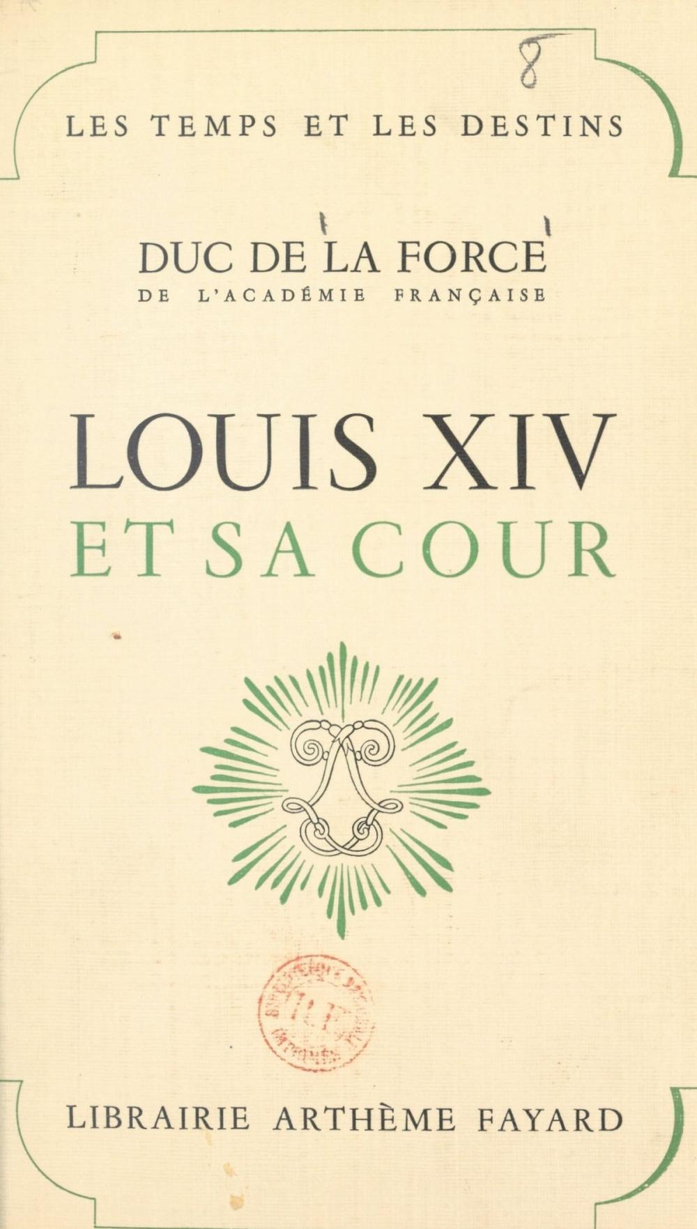 Big bigCover of Louis XIV et sa cour