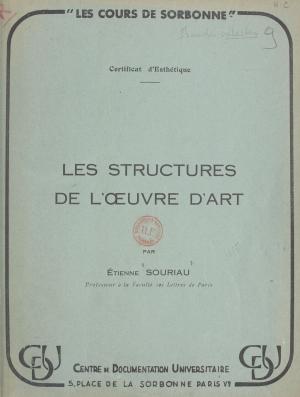 Cover of the book Les structures de l'œuvre d'art by Franck Pavloff