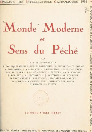 Book cover of Monde moderne et sens du péché