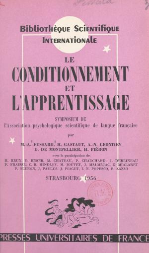 Cover of the book Le conditionnement et l'apprentissage by Jean Robelin, Étienne Balibar, Dominique Lecourt