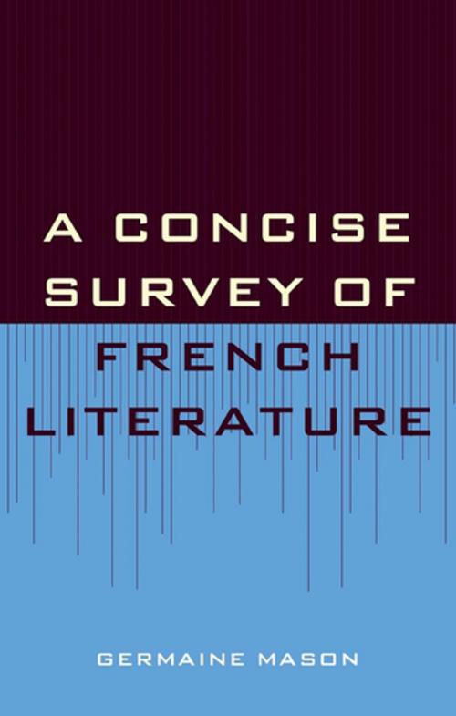 Cover of the book Concise Survey of French Literature by Germaine Mason, Philosophical Library