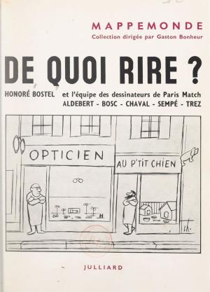 Cover of the book De quoi rire ? by Joël Weiss