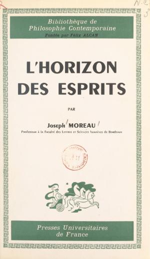Cover of the book L'horizon des esprits by Jean Rivoire