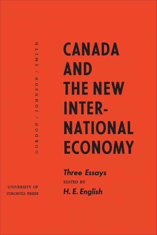 Cover of the book Canada and the New International Economy by Carlton University, University of Toronto Press, Scholarly Publishing Division