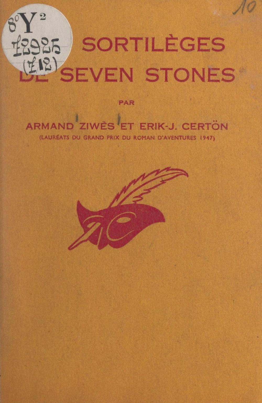 Big bigCover of Les sortilèges de Seven Stones