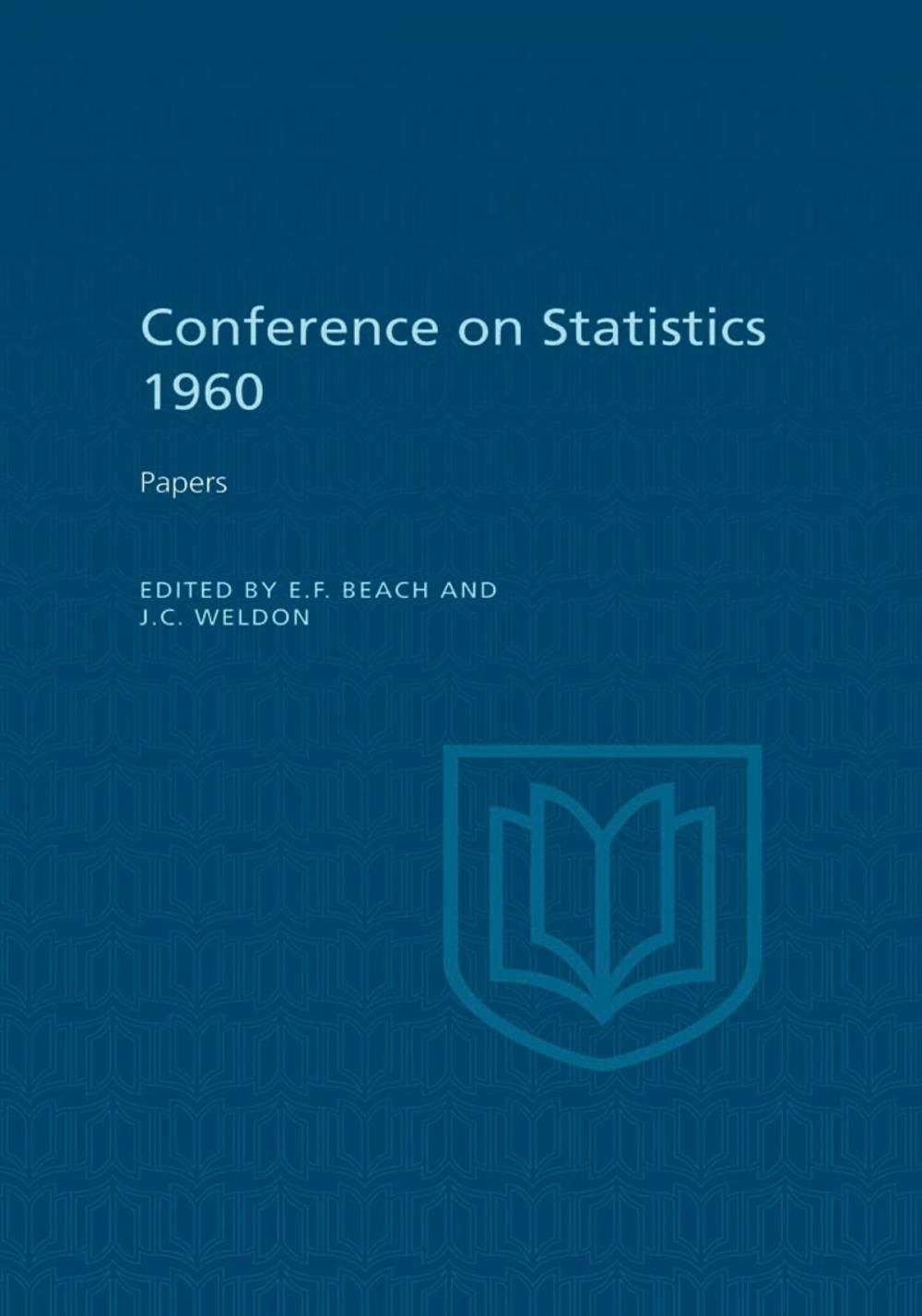 Big bigCover of Conference on Statistics 1960