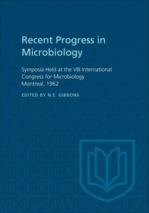Cover of the book Recent Progress in Microbiology VIII by Juliet  Pietsch