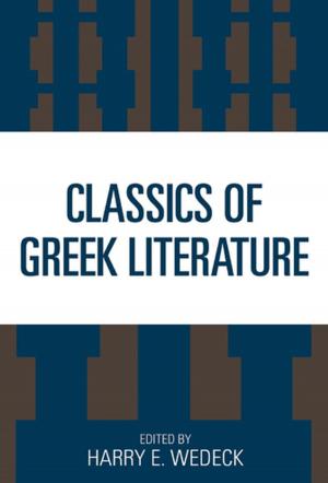 Cover of the book Classics of Greek Literature by William F. O'Neill