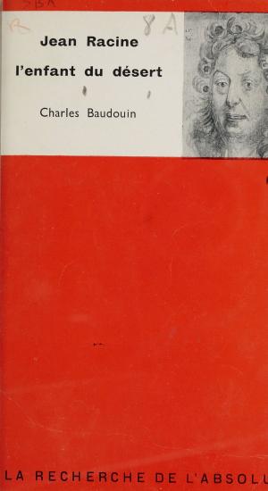 Cover of the book Jean Racine by Bernard Esambert