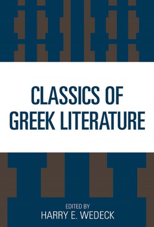 Cover of the book Classics of Greek Literature by Harry E. Wedeck, Philosophical Library