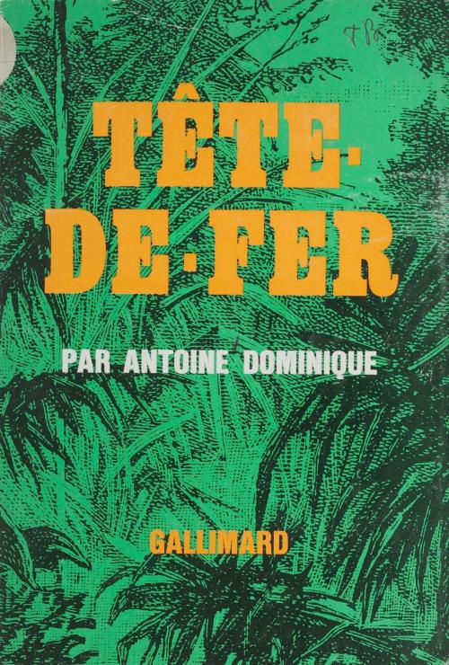 Cover of the book Tête-de-fer by Antoine Dominique, Gallimard (réédition numérique FeniXX)