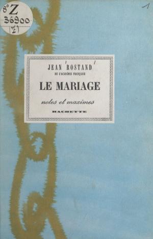 Book cover of Le mariage