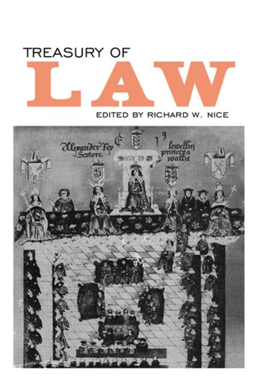 Cover of the book Treasury of Law by Richard W. Nice, Philosophical Library