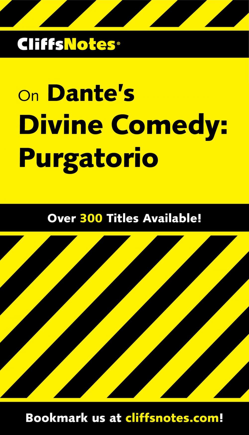 Big bigCover of CliffsNotes on Dante's Divine Comedy-Il Purgatorio