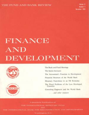 Cover of the book Finance & Development, December 1965 by Mahmood Mr. Khan, Mohsin Mr. Khan
