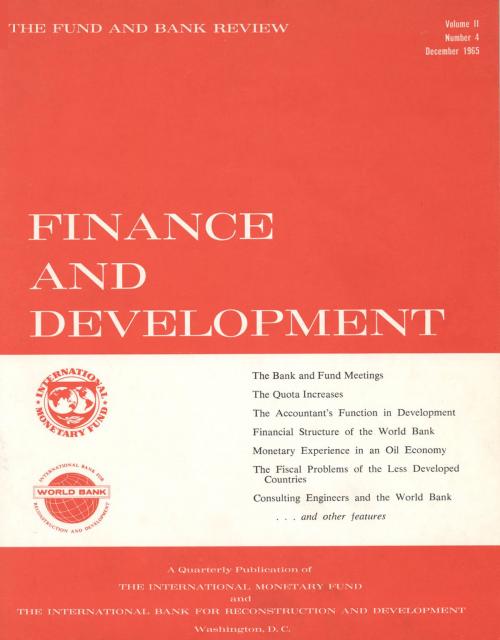Cover of the book Finance & Development, December 1965 by International Monetary Fund. External Relations Dept., INTERNATIONAL MONETARY FUND