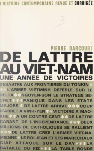 Book cover of De Lattre au Viêt Nam