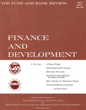 Cover of the book Finance & Development, March 1965 by David Mr. Coe, Se-Jik Mr. Kim