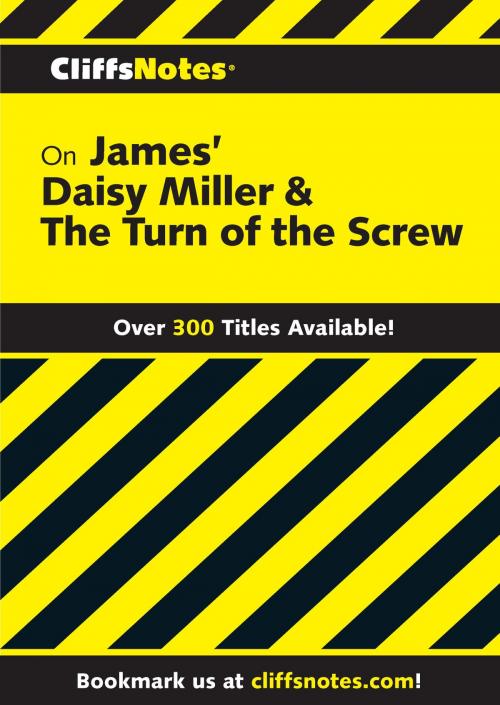 Cover of the book CliffsNotes on James' Daisy Miller & The Turn of the Screw by James L Roberts, HMH Books