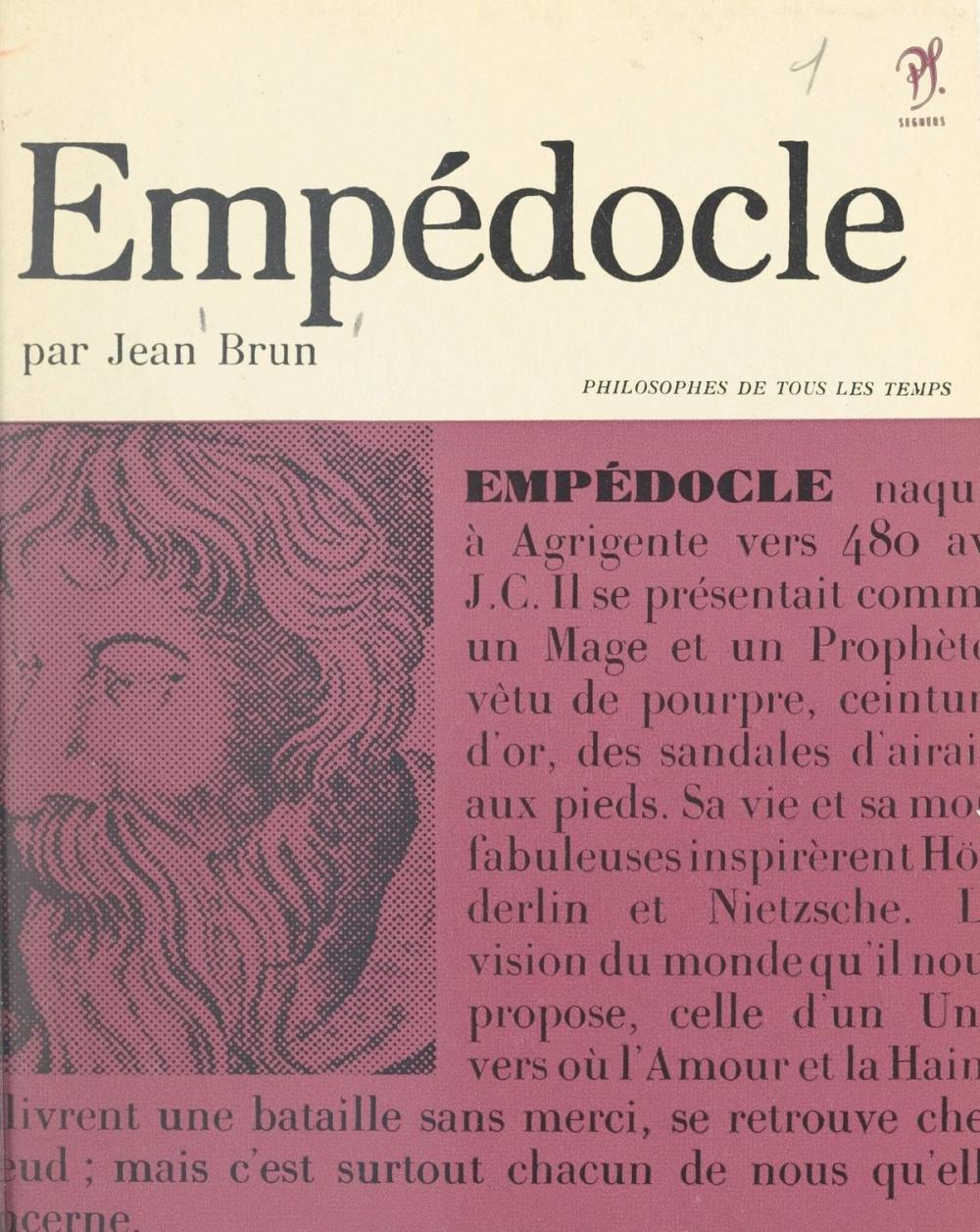 Big bigCover of Empédocle